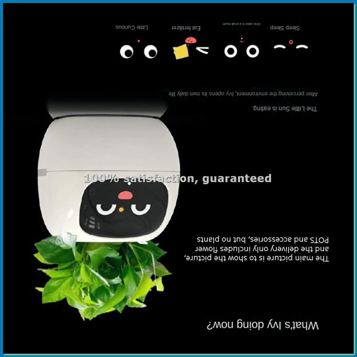 Ivy Smart Planter,USB Rechargeable Indoor Small Flower Pot for Indoor Decoration Make Raising Plant Easy and Fun Yellow-A07G
Ivy Smart Planter,USB Rechargeable Indoor Small Flower Pot for Indoor Decoration Make Raising Plant Easy and Fun Yellow-A07G