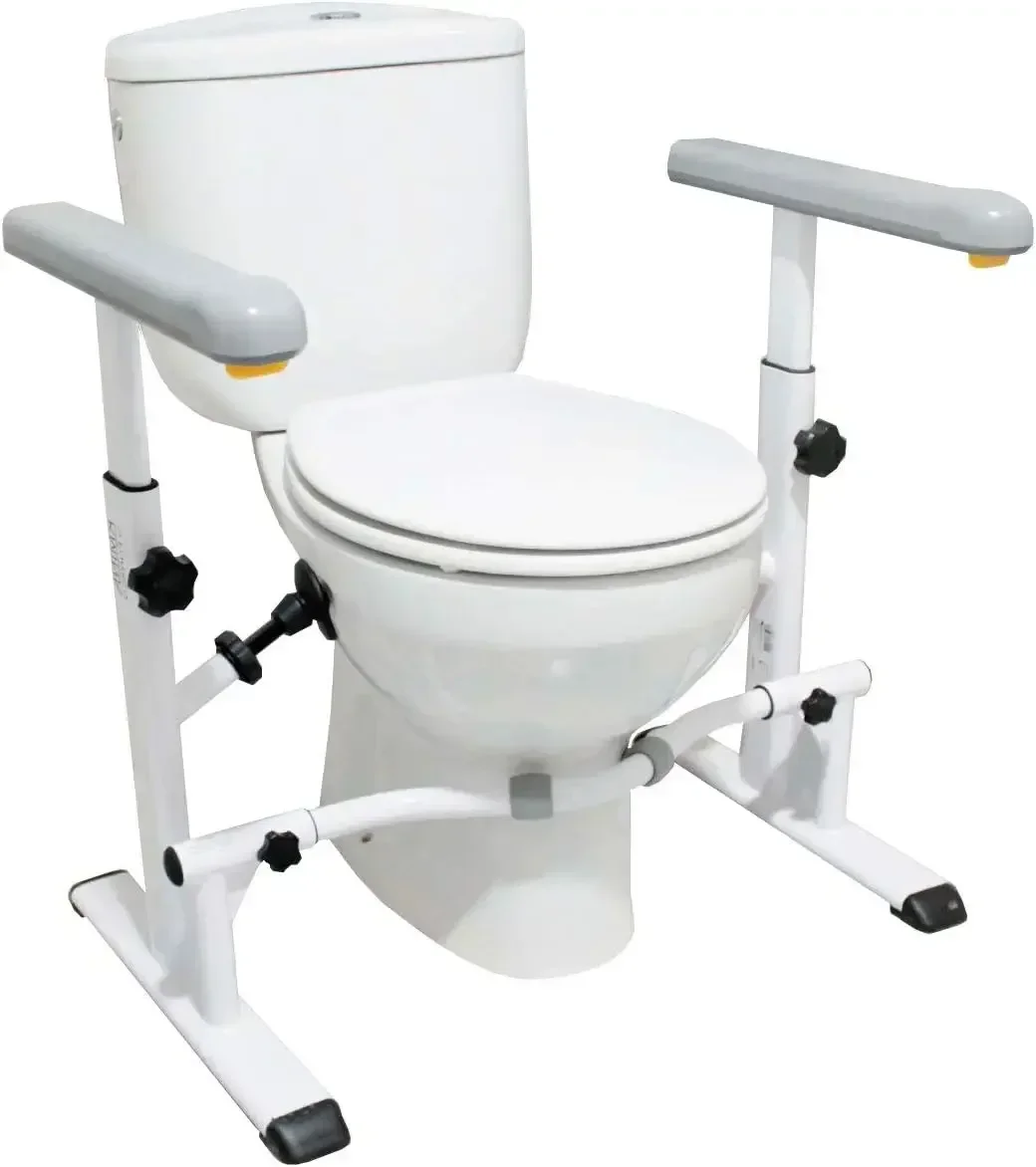 Toilet Safety Rails for Seniors (330 lbs), Frame with Arms, Adjustable Height and Width, Grab Bars
Toilet Safety Rails for Seniors (330 lbs), Frame with Arms, Adjustable Height and Width, Grab Bars