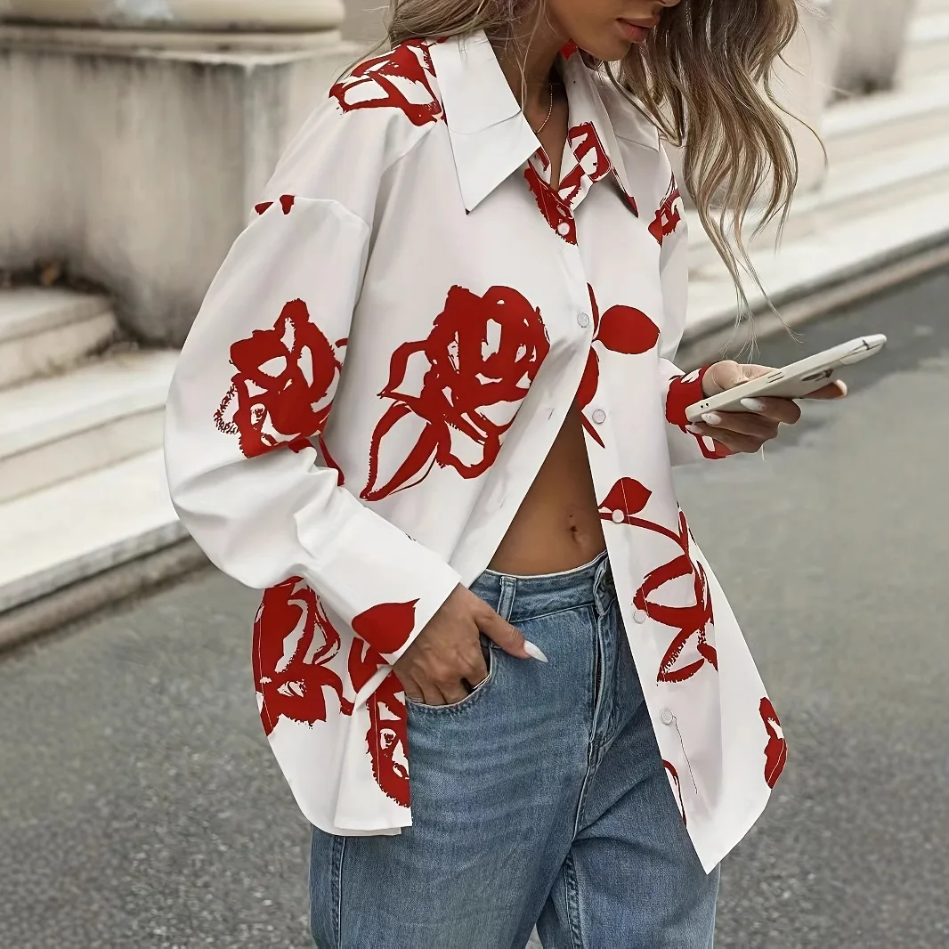 2026 Women's Spring and Autumn New Style Fashion Daily Comfortable Royal Sister Temperament Slim Fit Printed Shirt for Women
2026 Women's Spring and Autumn New Style Fashion Daily Comfortable Royal Sister Temperament Slim Fit Printed Shirt for Women