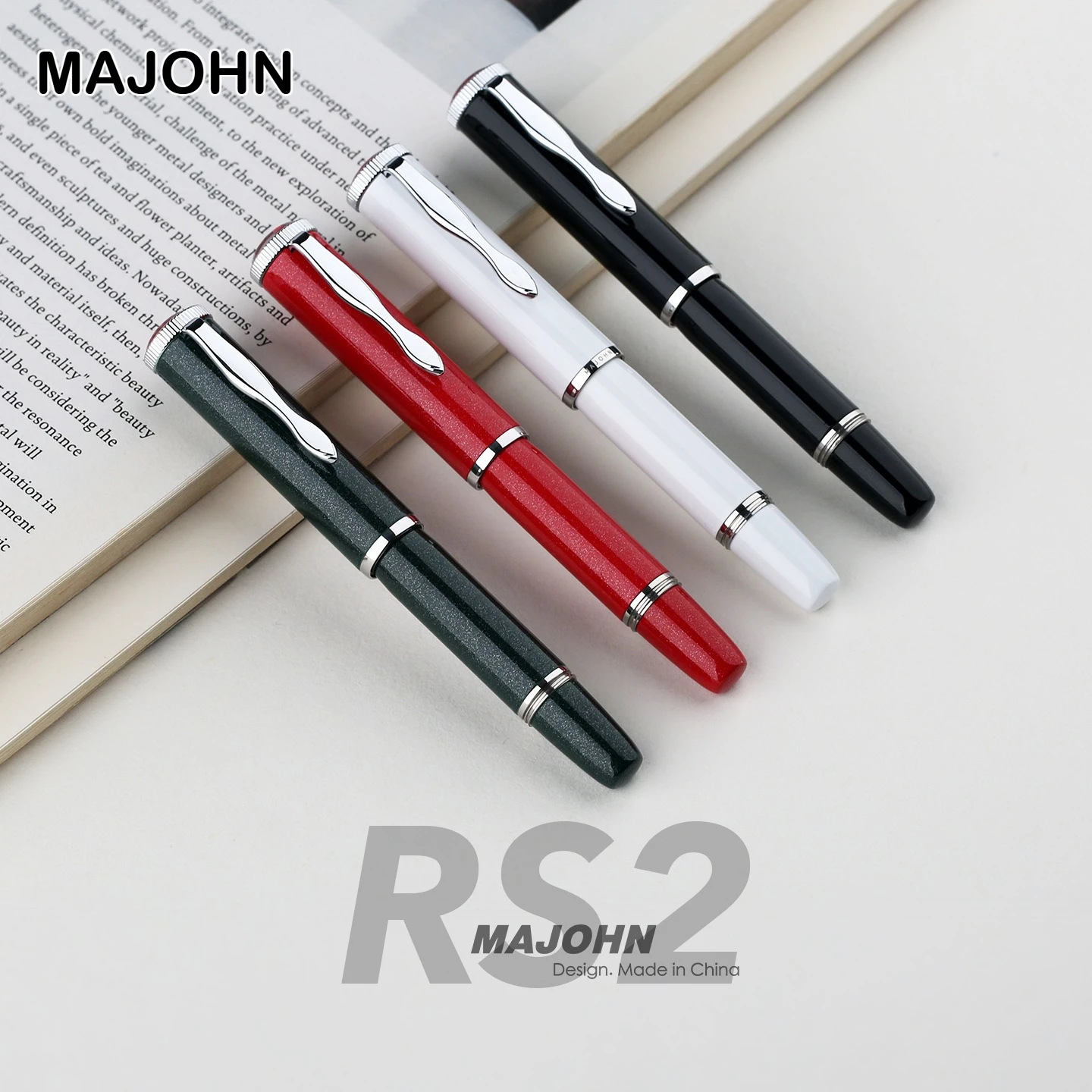 MAJOHN RS2 Portable Fountain Pen Pocket Sized 100mm 5# Iridium Nib for Students Stationery Office School Supplies
MAJOHN RS2 Portable Fountain Pen Pocket Sized 100mm 5# Iridium Nib for Students Stationery Office School Supplies