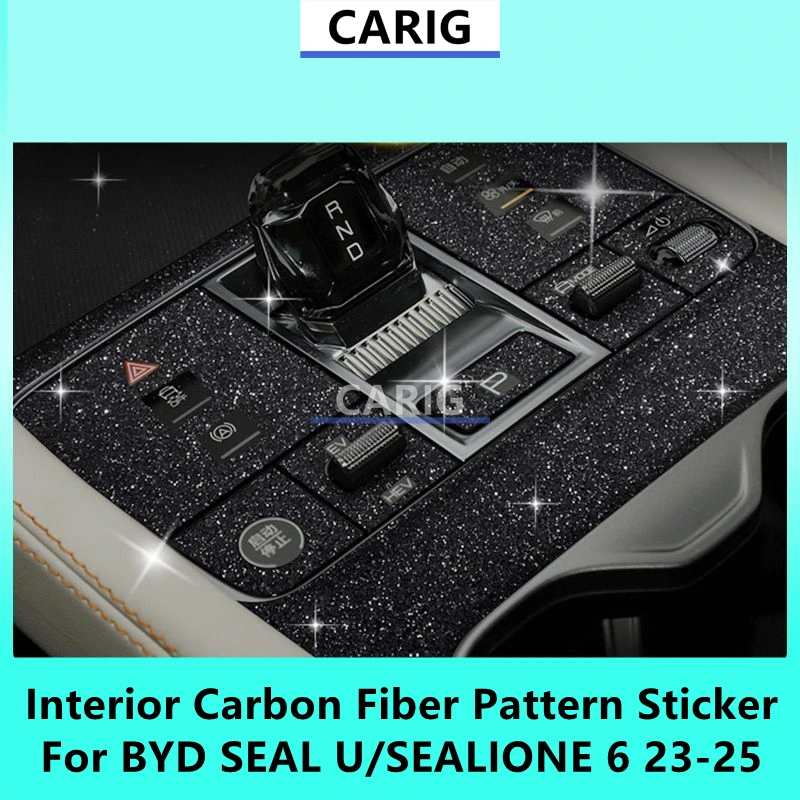 For BYD SEAL U/SEALIONE 6 23-25 Interior Carbon Fiber Pattern Sticker Protective Film Modification Accessories Refit
For BYD SEAL U/SEALIONE 6 23-25 Interior Carbon Fiber Pattern Sticker Protective Film Modification Accessories Refit