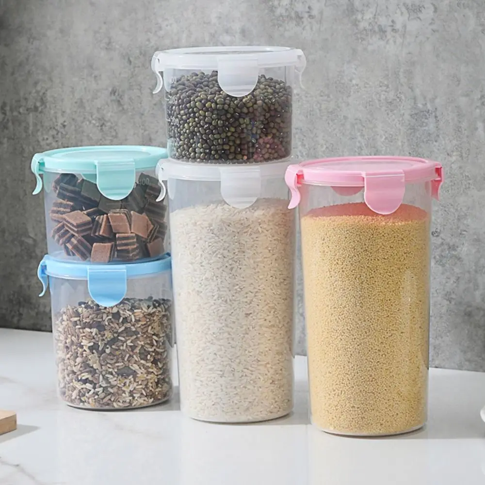 Plastic Food Storage Box Transparent Large-Capacity Multigrain Tank Moisture-Proof Stackable Dried Fruit Storage Containers
Plastic Food Storage Box Transparent Large-Capacity Multigrain Tank Moisture-Proof Stackable Dried Fruit Storage Containers