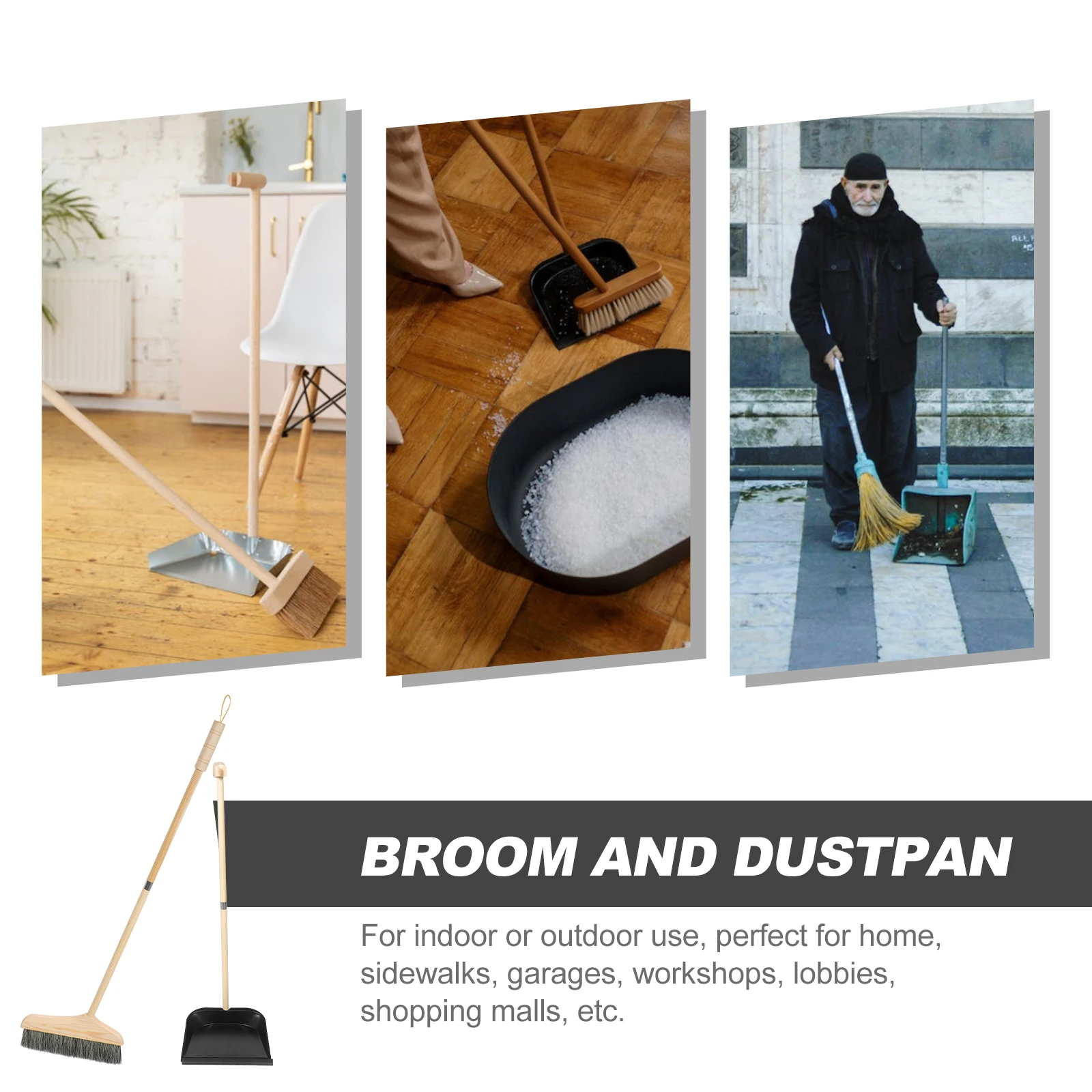 Solid Wood Bristle Broom Dustpan Set Long Handle Household Cleaning Supplies Black Bristles Durable Material Lightweight Storage
Solid Wood Bristle Broom Dustpan Set Long Handle Household Cleaning Supplies Black Bristles Durable Material Lightweight Storage