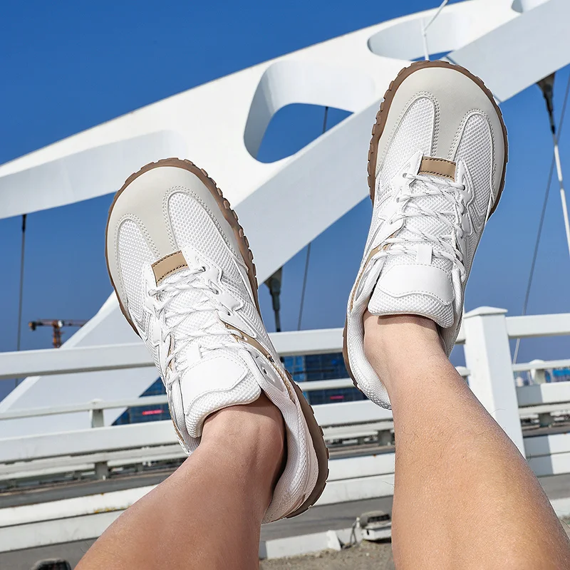 Comfortable Durable Wear-Resistant Rubber Sole Footwear Wide Head Breathable Mesh Upper 36-48 Size Range for Everyday Use
Comfortable Durable Wear-Resistant Rubber Sole Footwear Wide Head Breathable Mesh Upper 36-48 Size Range for Everyday Use