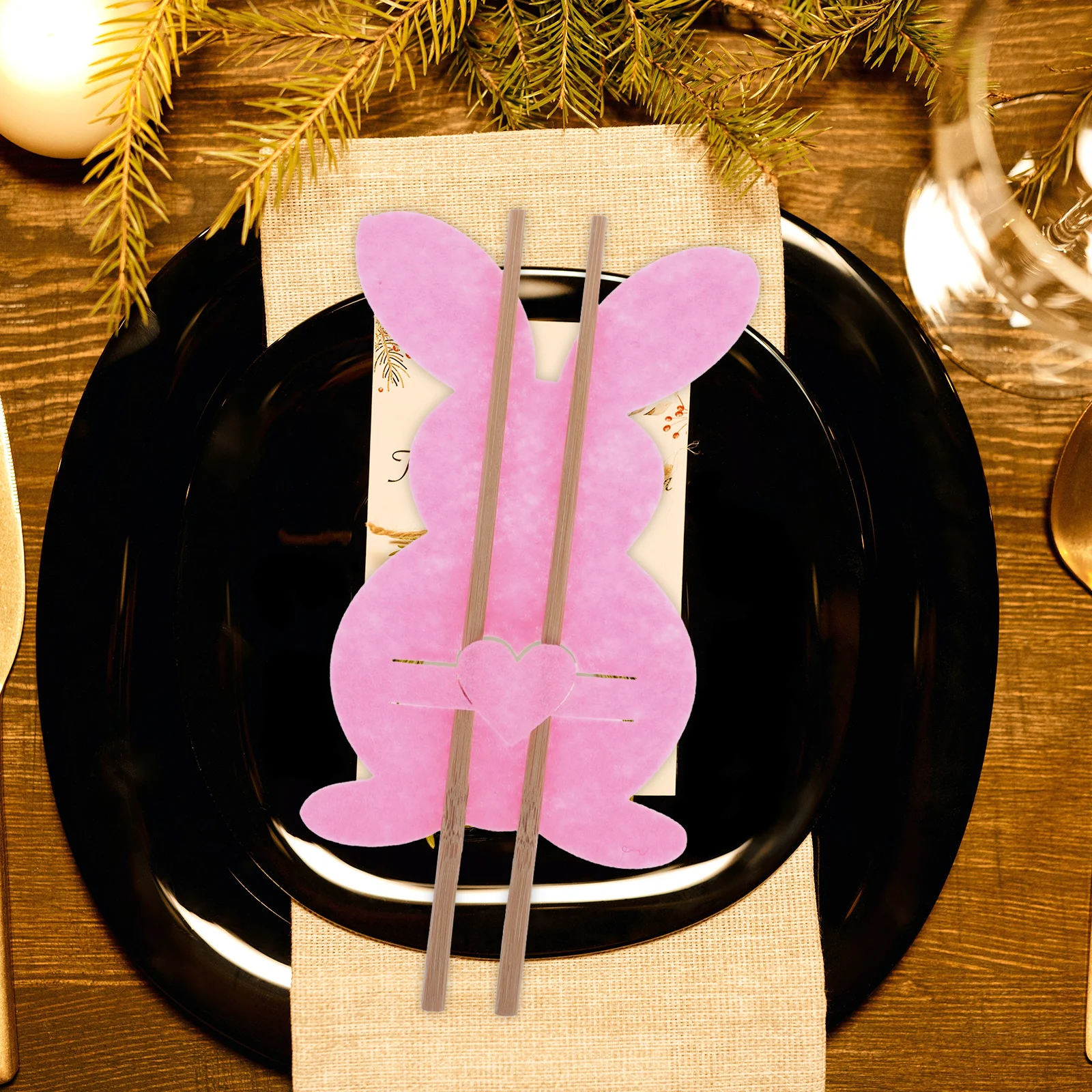 8 Pcs Cutlery Bag Tableware Rabbit Shape Bags Festival Banquet Decorations Pouch Silverware Holder for Party Utensil
8 Pcs Cutlery Bag Tableware Rabbit Shape Bags Festival Banquet Decorations Pouch Silverware Holder for Party Utensil