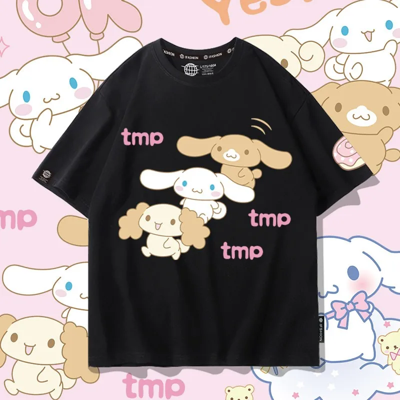 Yugui Dog Joint Short-sleeved T-shirt Japanese Loose Cotton Tide Brand Top Sanrio Around Casual Clothes Tide
Yugui Dog Joint Short-sleeved T-shirt Japanese Loose Cotton Tide Brand Top Sanrio Around Casual Clothes Tide