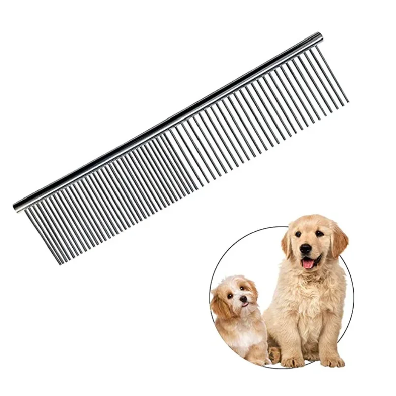 16/19cm Pet Dematting Comb Stainless Steel Pet Grooming Comb for Pets Dogs Cats Removes Loose Undercoat Flea Comb Pet Supplies
16/19cm Pet Dematting Comb Stainless Steel Pet Grooming Comb for Pets Dogs Cats Removes Loose Undercoat Flea Comb Pet Supplies