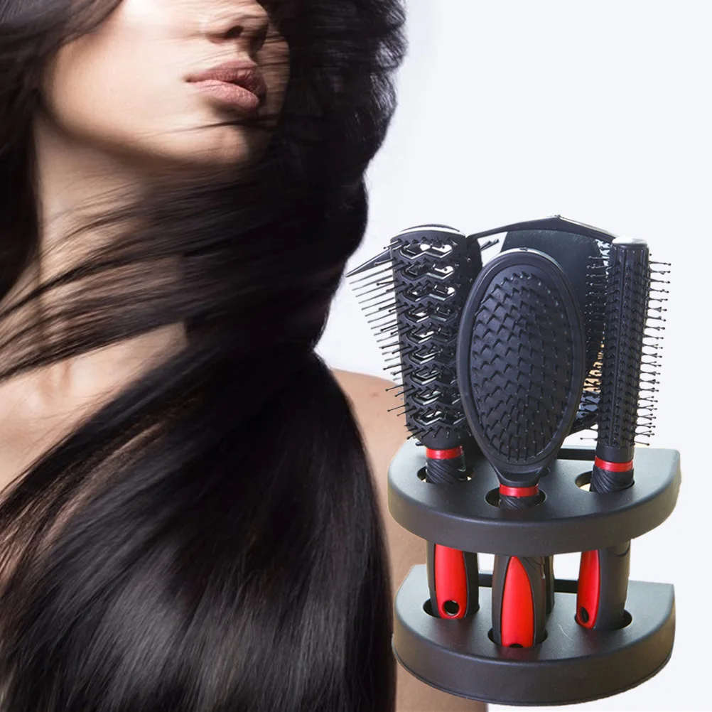 5pcs Professional Hair Salon Hair Comb And Mirror Kits Salon Barber Comb Anti-static Hairbrush Hair Care Styling (Red)
5pcs Professional Hair Salon Hair Comb And Mirror Kits Salon Barber Comb Anti-static Hairbrush Hair Care Styling (Red)