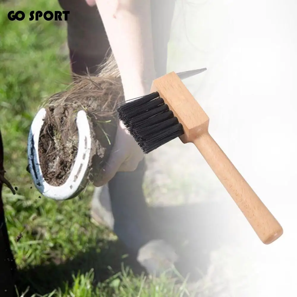 Wooden Handle Horses Hoof Pick Grooming Brush Shoeing Foot Hoof Cleaning Brush Farming Tools Trimming Horses Grooming Pick
Wooden Handle Horses Hoof Pick Grooming Brush Shoeing Foot Hoof Cleaning Brush Farming Tools Trimming Horses Grooming Pick