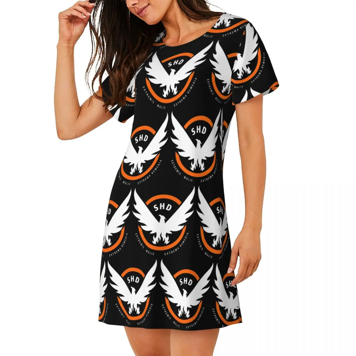 Game Tom Clancys The Division SHD Seal Short Sleeves Nightdress For Sleepshirts Women Short Sleeve Nightgowns Loose Pajama Dress
Game Tom Clancys The Division SHD Seal Short Sleeves Nightdress For Sleepshirts Women Short Sleeve Nightgowns Loose Pajama Dress