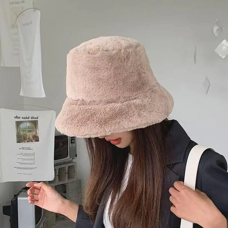 Fisherman Hat Versatile Warm Pot Hat Ins Plush Bucket Hat Hat Woman Winter Show Face Little Hat
Fisherman Hat Versatile Warm Pot Hat Ins Plush Bucket Hat Hat Woman Winter Show Face Little Hat