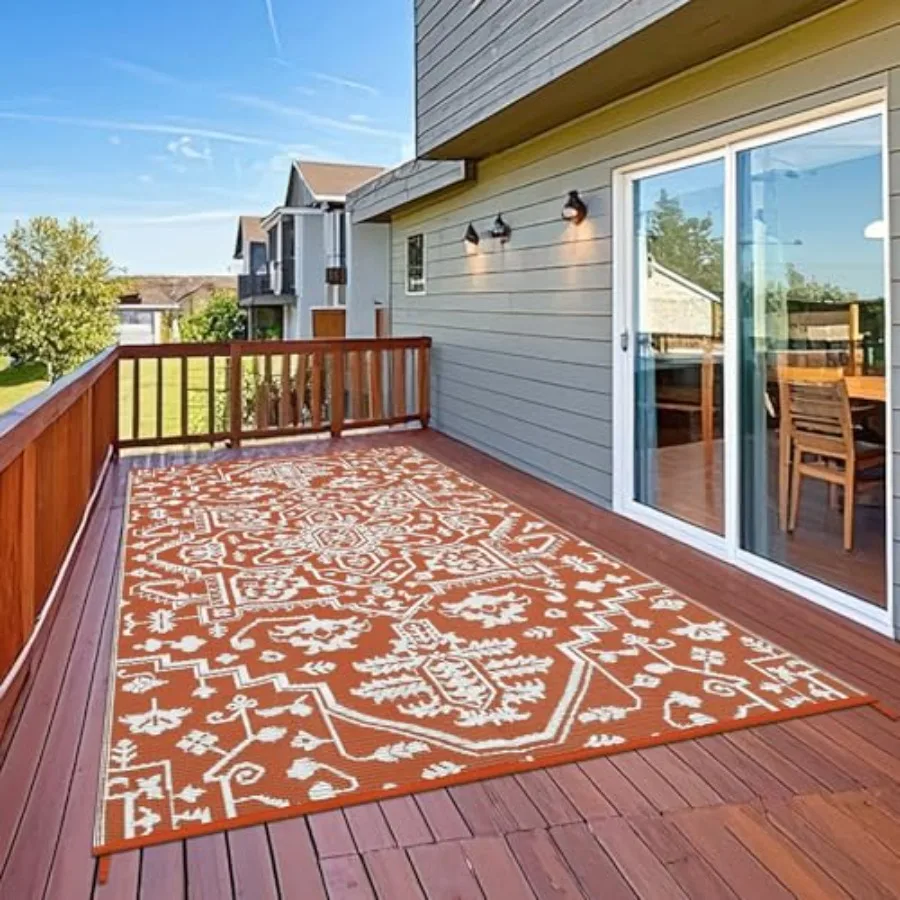 Outdoor Rug 10x14 Waterproof for Patios, Reversible Plastic Straw Camping Rug Carpet, Large Area Rugs Mats for RV, Picnic, Back
Outdoor Rug 10x14 Waterproof for Patios, Reversible Plastic Straw Camping Rug Carpet, Large Area Rugs Mats for RV, Picnic, Back