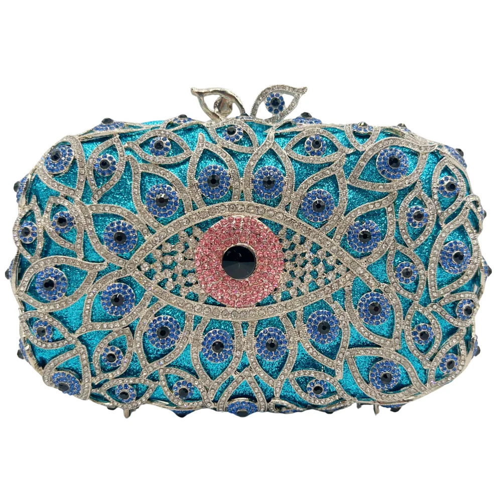 Hot Selling Luxury Clutch Lady Bags Crystal Evening Bag Eyes Diamond Purse Rhinestone Bag
Hot Selling Luxury Clutch Lady Bags Crystal Evening Bag Eyes Diamond Purse Rhinestone Bag