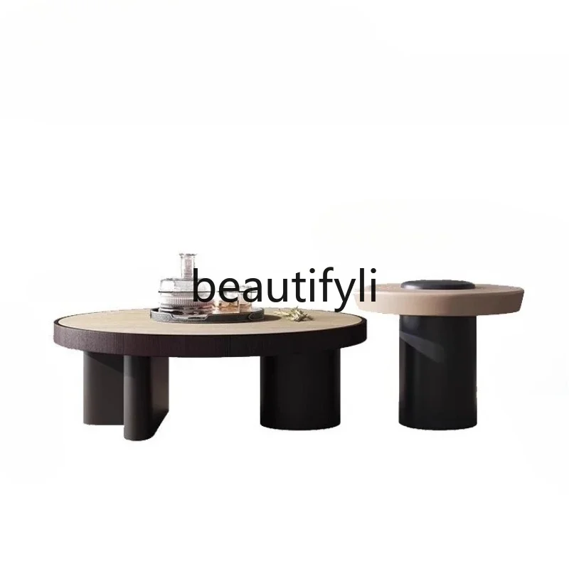 minimalist travertine rock slab round coffee table modern home small apartment designer round coffee table combination
minimalist travertine rock slab round coffee table modern home small apartment designer round coffee table combination