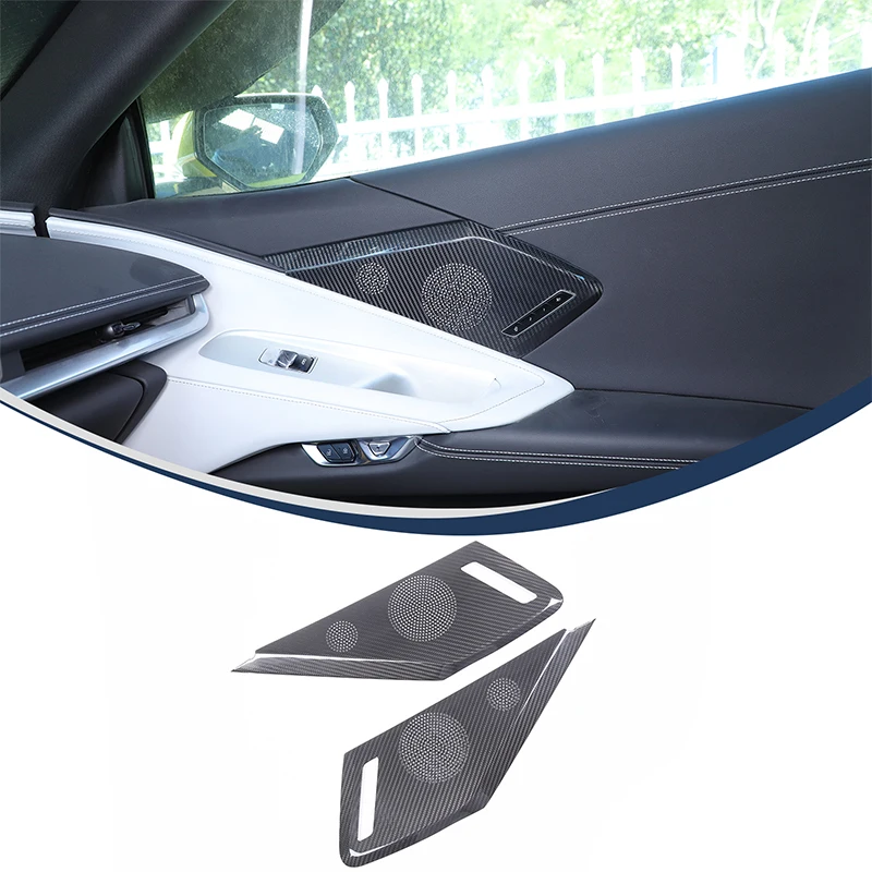 For Corvette C8 (high-end version) 2020+ car interior modification accessories car door horn mesh cover real carbon fiber
For Corvette C8 (high-end version) 2020+ car interior modification accessories car door horn mesh cover real carbon fiber