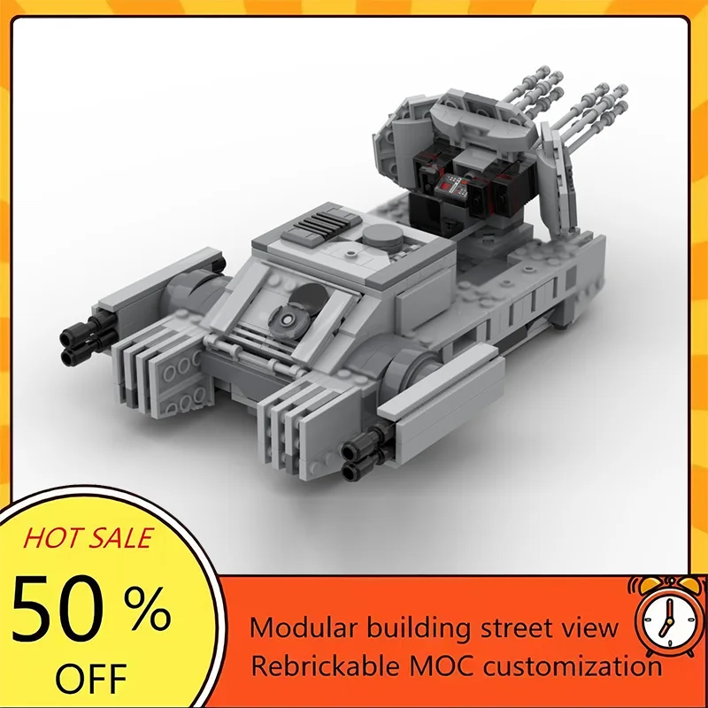 486PCS Popular Space War Movie Model MOC Building Bricks TX-225 Tank Modular Technology Gifts Holiday Assemble Children Toy Suit
486PCS Popular Space War Movie Model MOC Building Bricks TX-225 Tank Modular Technology Gifts Holiday Assemble Children Toy Suit