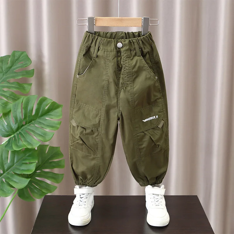 Kids Boys Loose Casual Pants Spring Autumn Solid Pocket Cargo Pants Kids Breathable Pants Fashion Children Trousers 90-150cm
Kids Boys Loose Casual Pants Spring Autumn Solid Pocket Cargo Pants Kids Breathable Pants Fashion Children Trousers 90-150cm