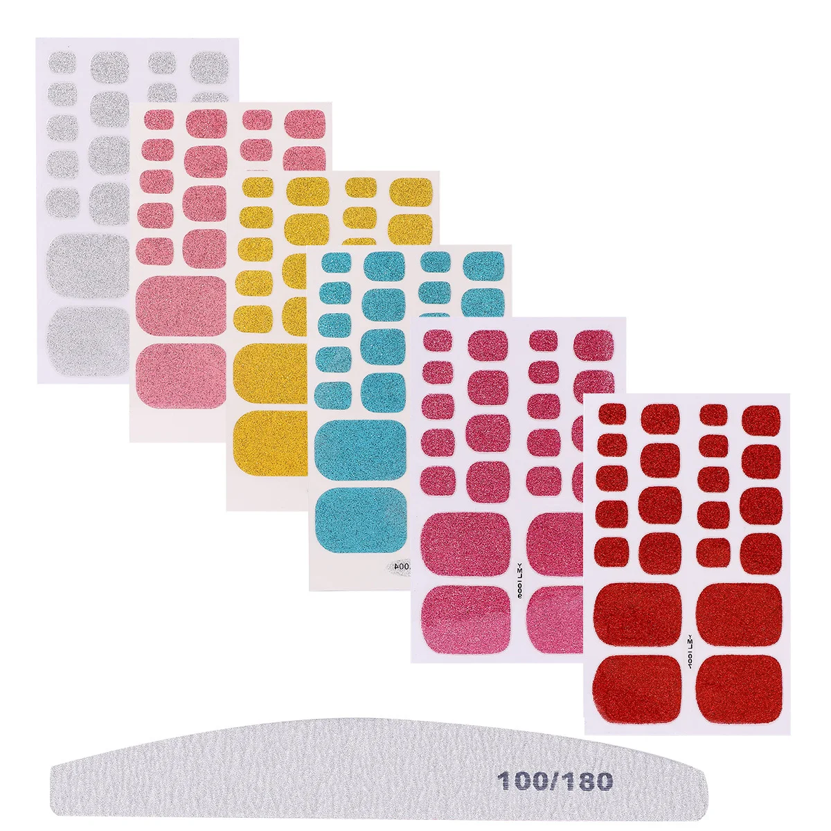 1Pcs Nail Art Supplies 6 Sheets Glitter Sticker Set DIY Manicure Ornament Creative Nail Decor for Female Fine Workmanship
1Pcs Nail Art Supplies 6 Sheets Glitter Sticker Set DIY Manicure Ornament Creative Nail Decor for Female Fine Workmanship