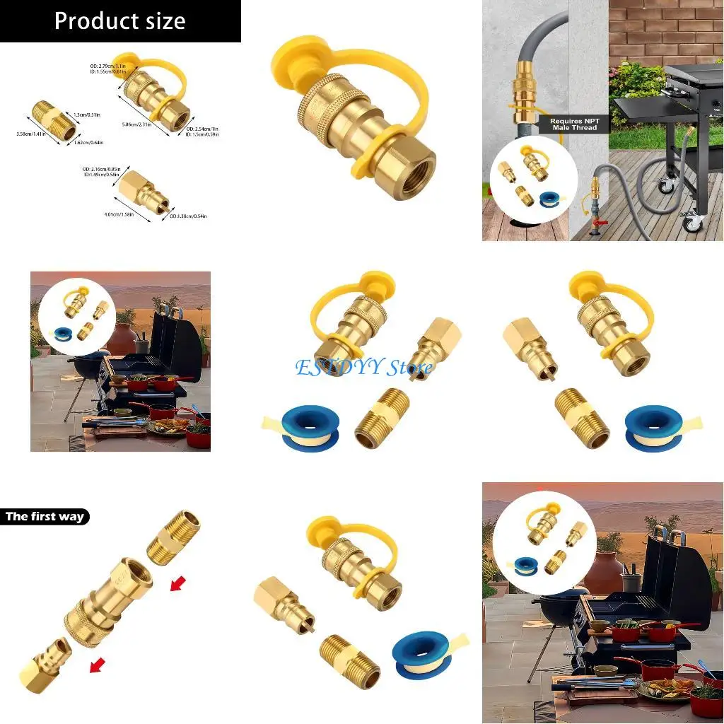 G6DE 3/4Inch Metal Adapter for Gas Appliances Corrosion Resistant Long Service
G6DE 3/4Inch Metal Adapter for Gas Appliances Corrosion Resistant Long Service