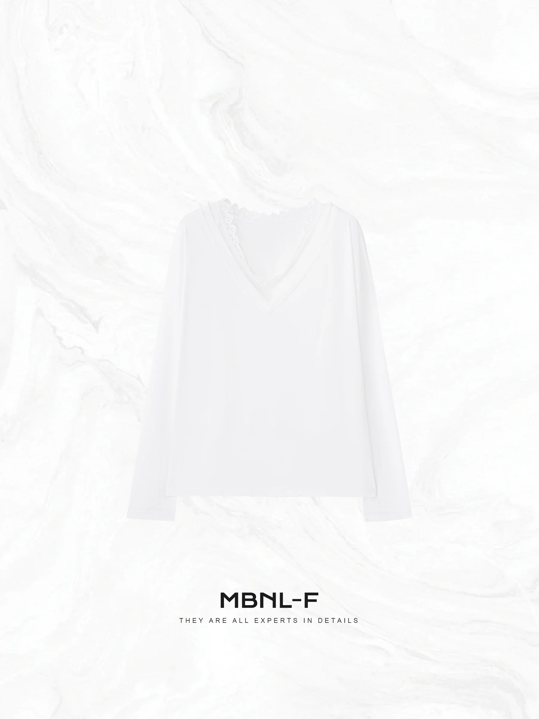 MBNLF Premium Minimalist Long Sleeve Lace V-Neck Women's Set Simple Elegant Fashionable Spring Collection JNTZ5135
MBNLF Premium Minimalist Long Sleeve Lace V-Neck Women's Set Simple Elegant Fashionable Spring Collection JNTZ5135