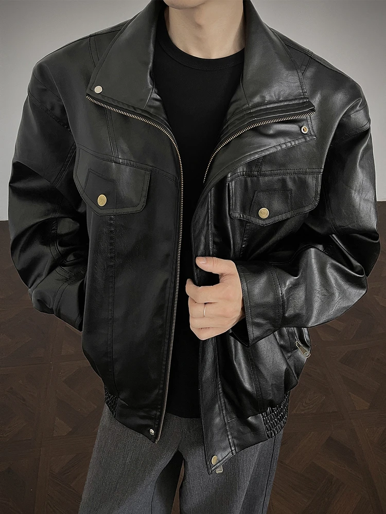 Свободный крой, мужская куртка из искусственной кожи, большие размеры, хип-хоп или Sle, весенне-осенняя уличная одежда, модная объемная верхняя одежда
Свободный крой, мужская куртка из искусственной кожи, большие размеры, хип-хоп или Sle, весенне-осенняя уличная одежда, модная объемная верхняя одежда