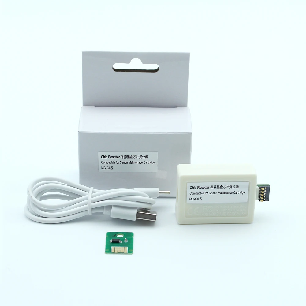 Chip Reset MC-G05 MC G05 Maintenance Box Chip Resetter For Canon GX1030 GX2030 GX2080 GX1080 GX1050 GX2050 Printer Waste Tank
Chip Reset MC-G05 MC G05 Maintenance Box Chip Resetter For Canon GX1030 GX2030 GX2080 GX1080 GX1050 GX2050 Printer Waste Tank