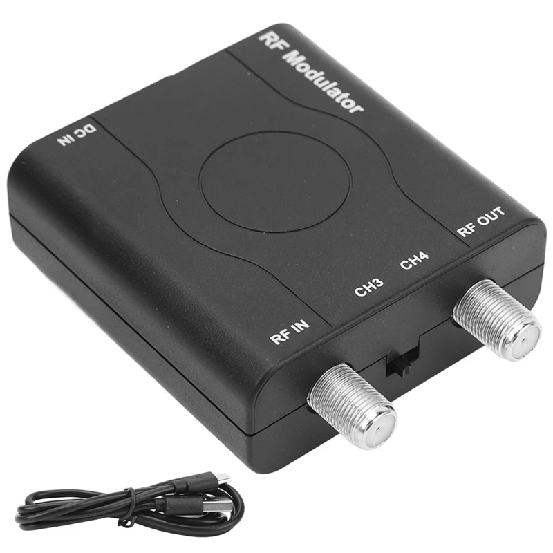-Compatible RF Modulator Adapter HD Multimedia Interface To RF Modulator NTSC ABS 1Set
-Compatible RF Modulator Adapter HD Multimedia Interface To RF Modulator NTSC ABS 1Set