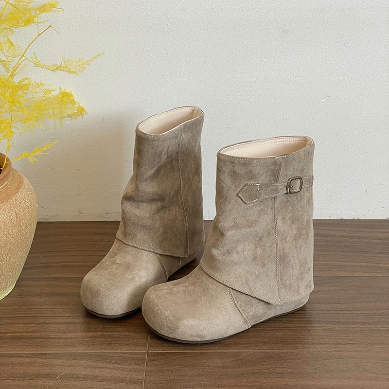 Female 2026 New Style Short Boots for Petite Women with Thick Soles
Female 2026 New Style Short Boots for Petite Women with Thick Soles
