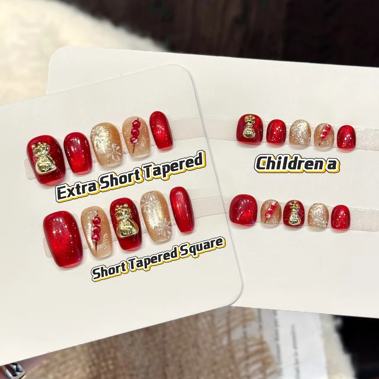 10 шт., короткие ногти ручной работы на шпильках, розовое золото, градиентный дизайн, одинаковый набор для мамы и дочки, накладные ногти с клеем из 4 шт.
10 шт., короткие ногти ручной работы на шпильках, розовое золото, градиентный дизайн, одинаковый набор для мамы и дочки, накладные ногти с клеем из 4 шт.