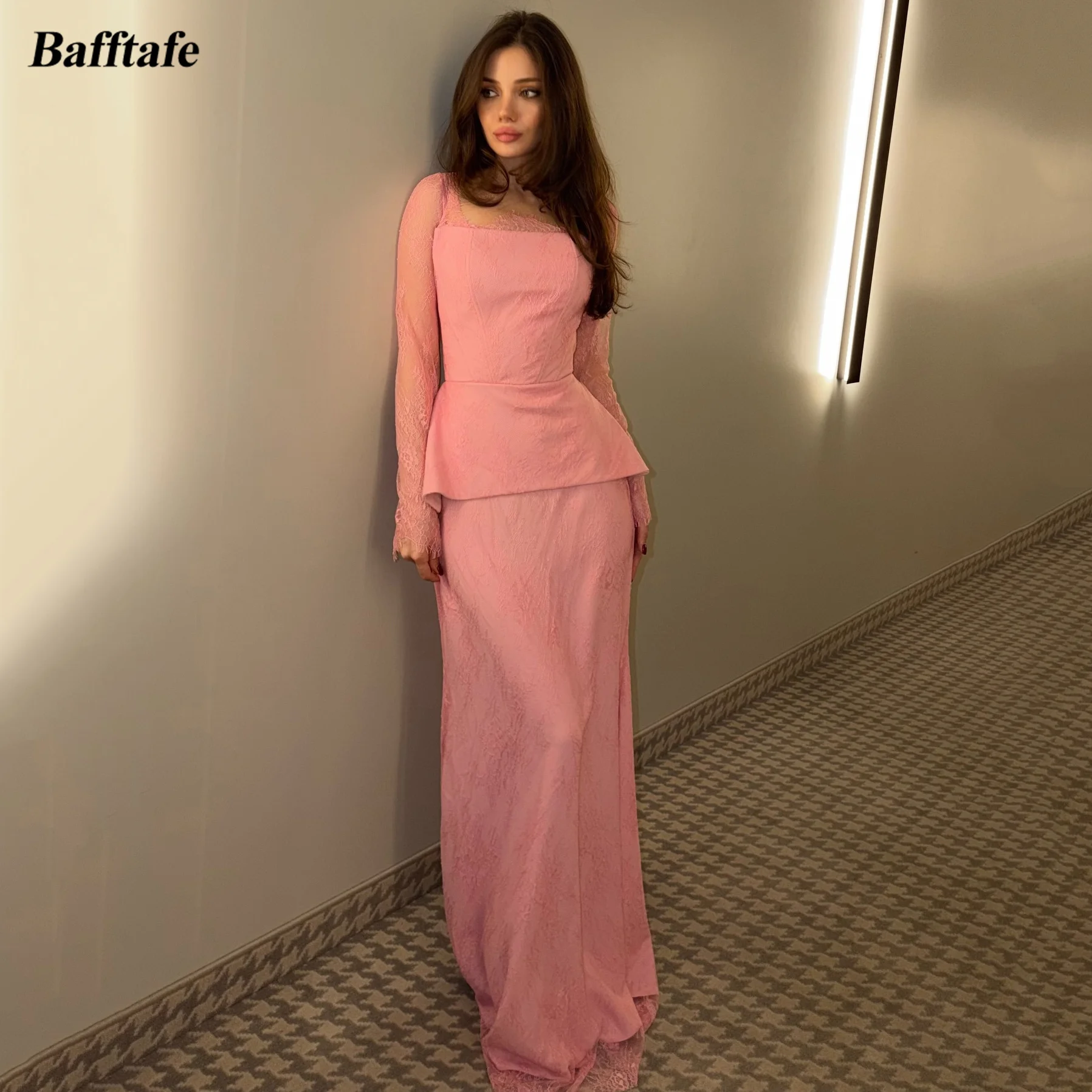 Bafftafe Простые кружевные платья для выпускного вечера с длинными рукавами, женское платье русалки на заказ, вечерние платья для особых случаев
Bafftafe Простые кружевные платья для выпускного вечера с длинными рукавами, женское платье русалки на заказ, вечерние платья для особых случаев