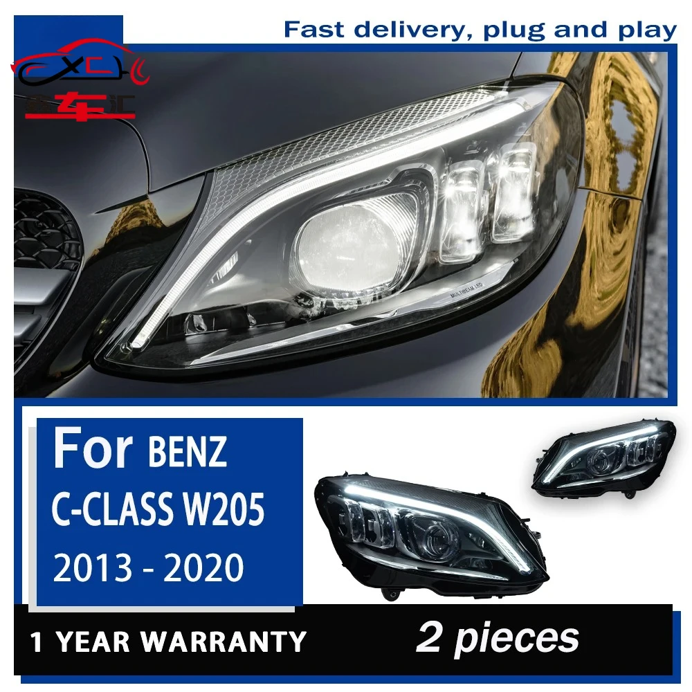 Car Styling Headlights for Benz W205 LED Headlight 2015-2019 C63 Head Lamp DRL Signal Projector Lens Automotive Accesso
Car Styling Headlights for Benz W205 LED Headlight 2015-2019 C63 Head Lamp DRL Signal Projector Lens Automotive Accesso