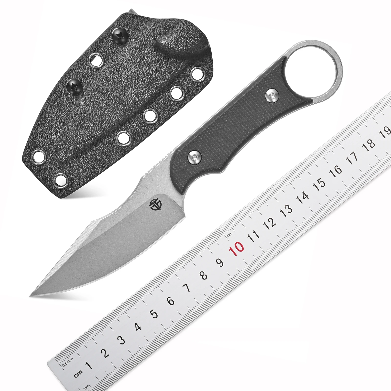 FF119 Fixed Blade Knife AUS-10 Steel Micarta Handle Knife with Kydex Sheath for Outdoor Camping Hunting Working
FF119 Fixed Blade Knife AUS-10 Steel Micarta Handle Knife with Kydex Sheath for Outdoor Camping Hunting Working