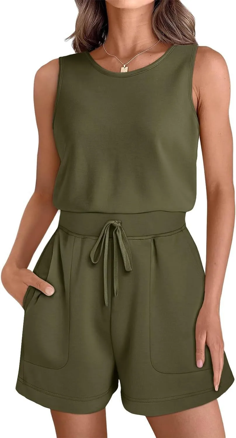 2024 spring and summer new export European and American fashion sports vest jumpsuit shorts fitness clothes
2024 spring and summer new export European and American fashion sports vest jumpsuit shorts fitness clothes