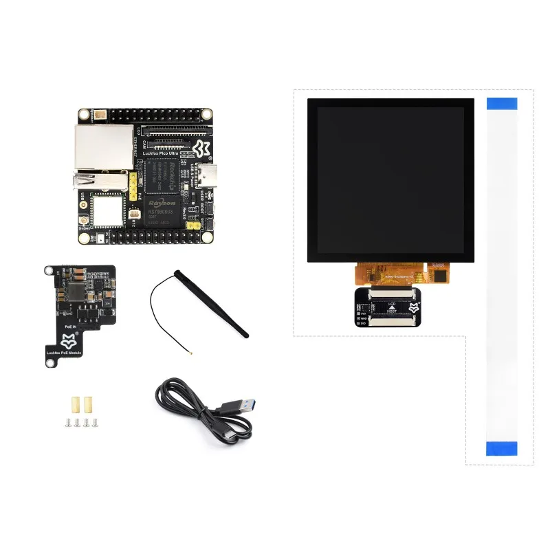 Luckfox Pico Ultra RV1106 Linux Микроплата разработки, включает процессоры ARM Cortex-A7/RISC-V MCU/NPU/ISP
Luckfox Pico Ultra RV1106 Linux Микроплата разработки, включает процессоры ARM Cortex-A7/RISC-V MCU/NPU/ISP