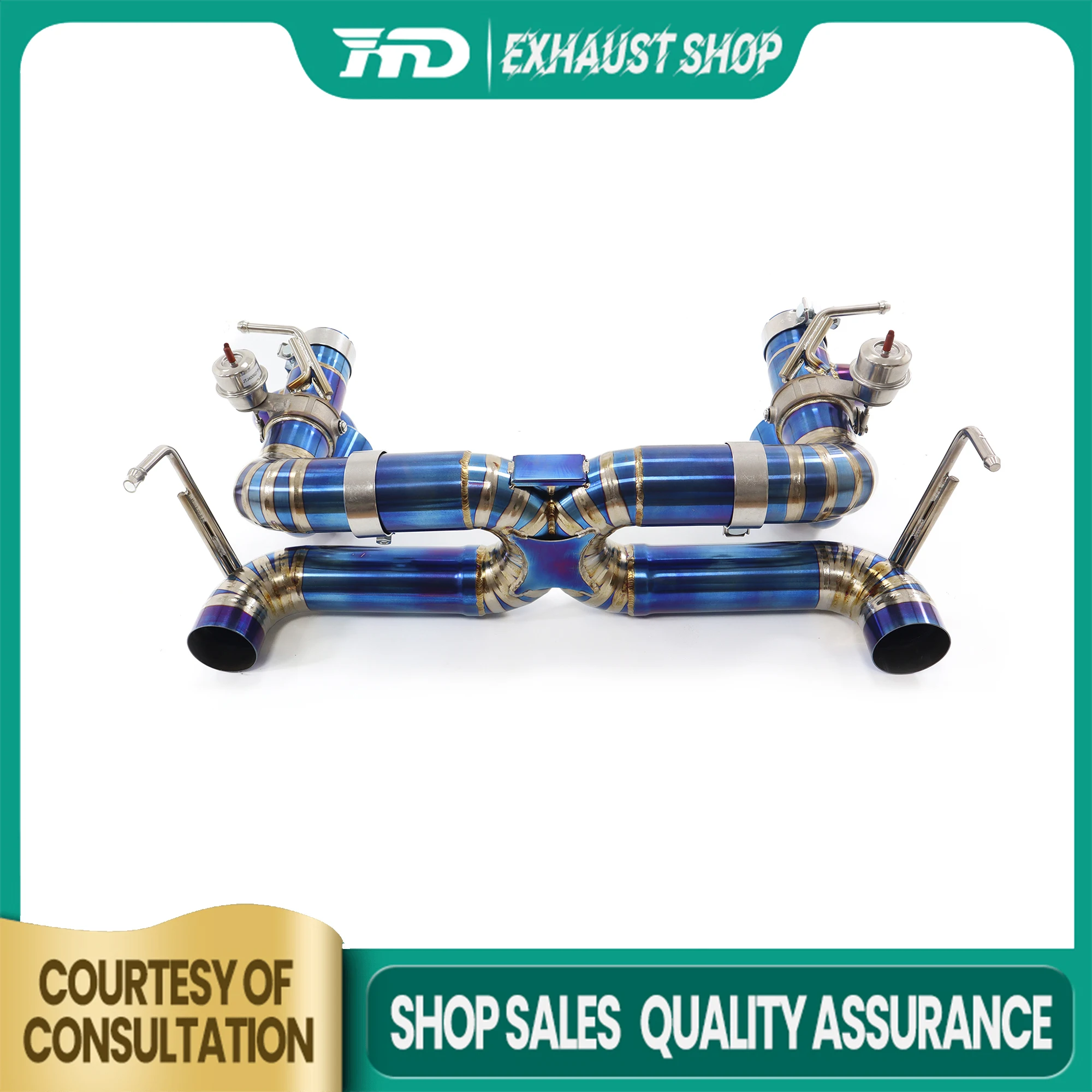 Выхлопная система Catback для Ferrari 488, высококачественная, из титана/нержавеющей стали 304, с глушителем, вакуумным клапаном, X-образным патрубком, неразрушающая установка, HMD
Выхлопная система Catback для Ferrari 488, высококачественная, из титана/нержавеющей стали 304, с глушителем, вакуумным клапаном, X-образным патрубком, неразрушающая установка, HMD