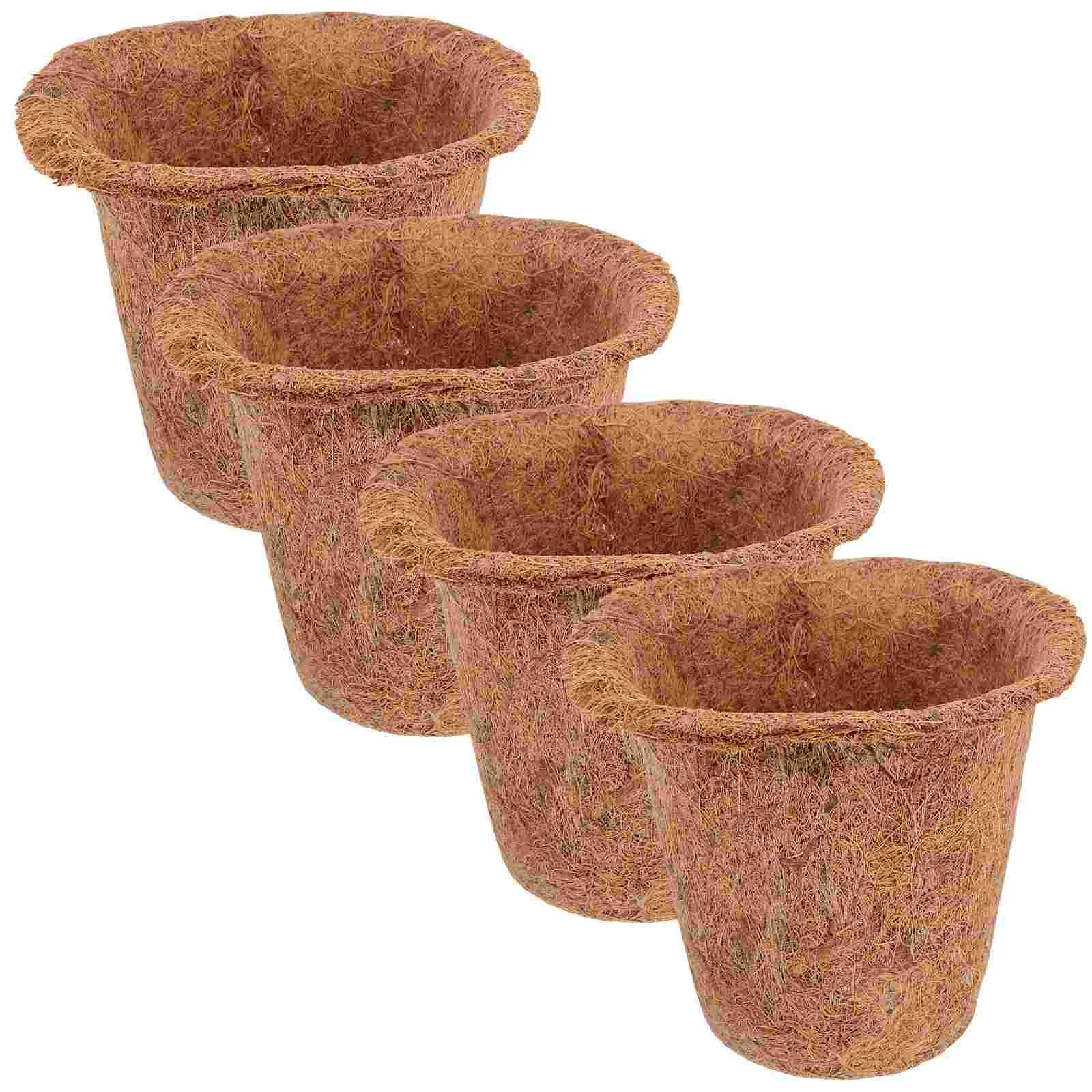 4 Pcs Coconut Palm Seedling Cup Practical Nursery Pots for Plants Flower Vegetable Seeds
4 Pcs Coconut Palm Seedling Cup Practical Nursery Pots for Plants Flower Vegetable Seeds