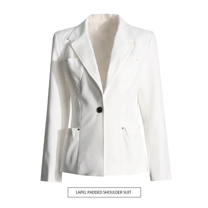 Fashion commuter lapel shoulder padded suit multi-pocket design waist cut solid blazer ropa mujer outerwears traf blazer luxury
Fashion commuter lapel shoulder padded suit multi-pocket design waist cut solid blazer ropa mujer outerwears traf blazer luxury