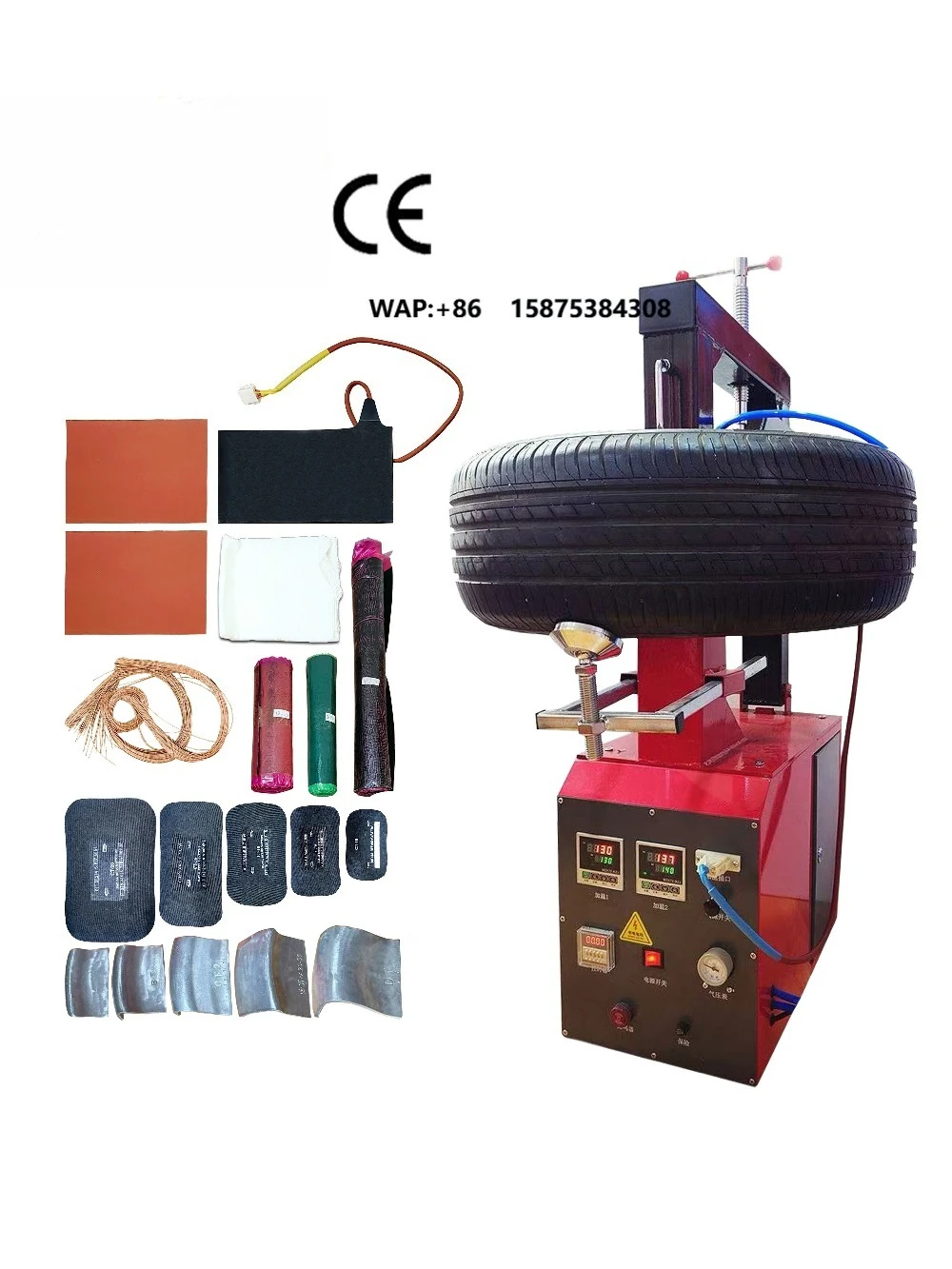 Car Hot Repairing Machine Vulcanizing Tools Tyre Patch Machine for Sale Big Hole Repair Vulacanizing 5 Heating Head
Car Hot Repairing Machine Vulcanizing Tools Tyre Patch Machine for Sale Big Hole Repair Vulacanizing 5 Heating Head