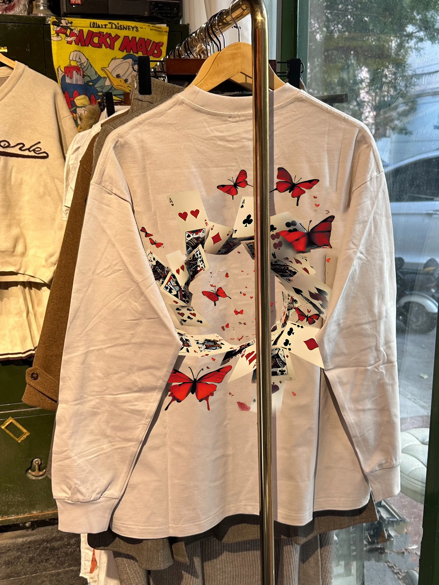 Print Pure Cotton Base Shirt Spring Autumn New Couple Inner Wear T-Shirt Loose Fit Long Sleeve round Neck Top
Print Pure Cotton Base Shirt Spring Autumn New Couple Inner Wear T-Shirt Loose Fit Long Sleeve round Neck Top