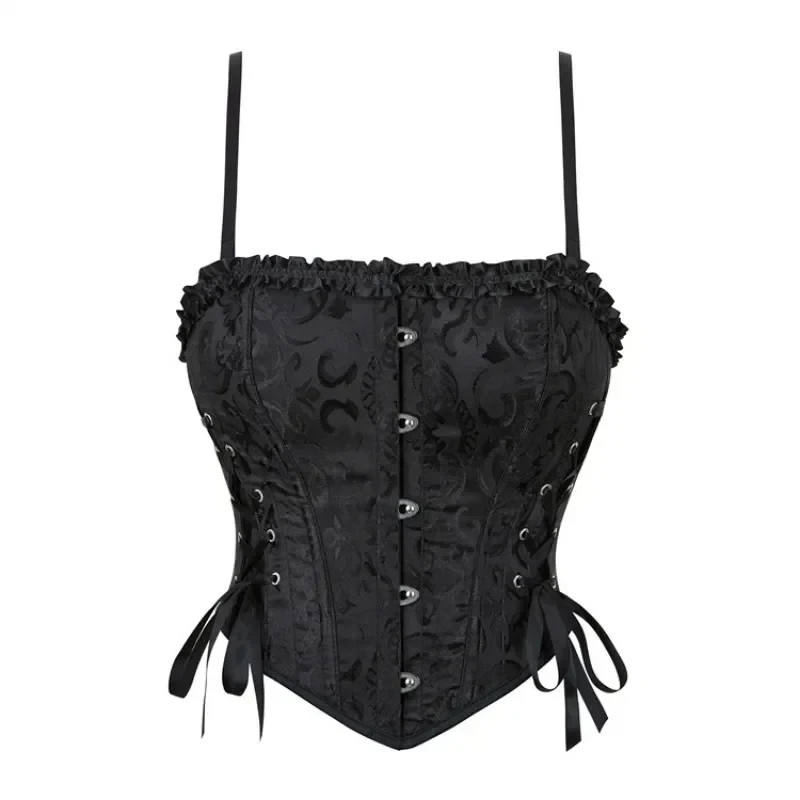 Women Corset Crop Top Overbust Sexy Lace Up Bustier Slimming Body Shaper Short Torso Corselet Vest Black White Red
Women Corset Crop Top Overbust Sexy Lace Up Bustier Slimming Body Shaper Short Torso Corselet Vest Black White Red