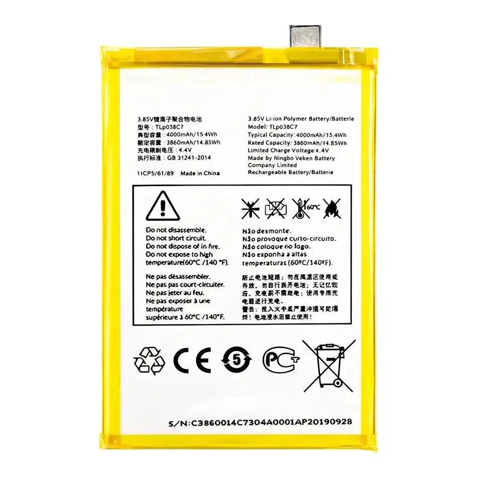 Battery 2200mAh-5000mAh For Alcatel 3 3X 5 A3 OT-5046 joy Tab 2 OT-5047U OT-5080 5080X TLP048A8 TLp025J1 TLi021F7 TLP038C7
Battery 2200mAh-5000mAh For Alcatel 3 3X 5 A3 OT-5046 joy Tab 2 OT-5047U OT-5080 5080X TLP048A8 TLp025J1 TLi021F7 TLP038C7