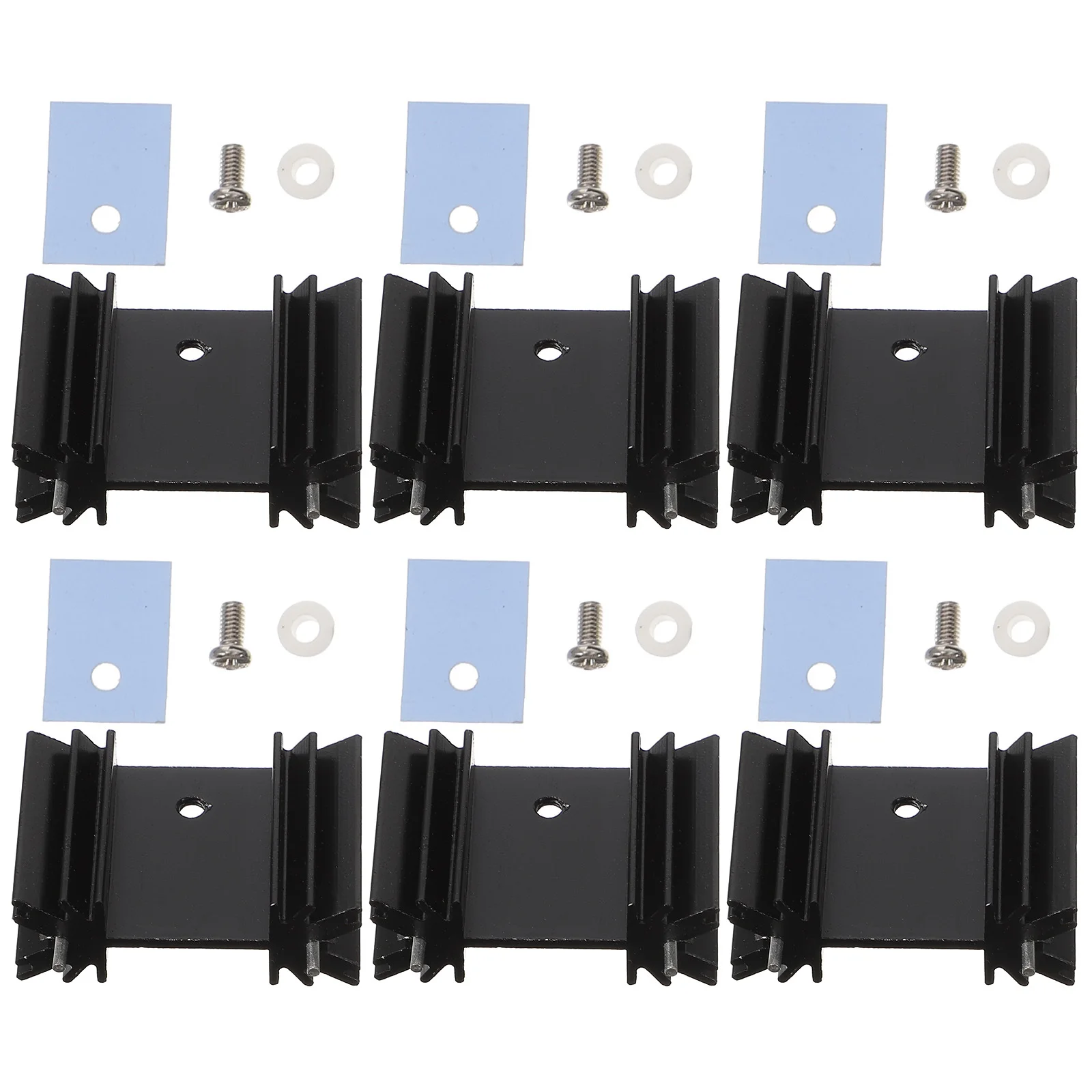 1Set Heat Sink Aluminum to-220 Aluminum Cooling Fin Metal Voltage Regulator Heat Dissipation Radiator
1Set Heat Sink Aluminum to-220 Aluminum Cooling Fin Metal Voltage Regulator Heat Dissipation Radiator