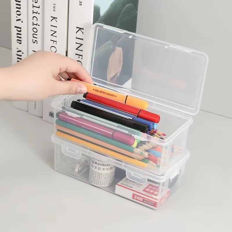 1-6pcs Transparent Pencil Case Sketccil Case Storage Case Art Student Pencil Case Large Capacity Tool Box School Office Supplies
1-6pcs Transparent Pencil Case Sketccil Case Storage Case Art Student Pencil Case Large Capacity Tool Box School Office Supplies