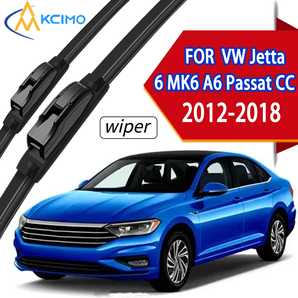 High Performance Front Windscreen Wipers with Durable High-Density Rubber, Compatible for VW Jetta 6 MK6 A6 Passat CC 2012-2018
High Performance Front Windscreen Wipers with Durable High-Density Rubber, Compatible for VW Jetta 6 MK6 A6 Passat CC 2012-2018
