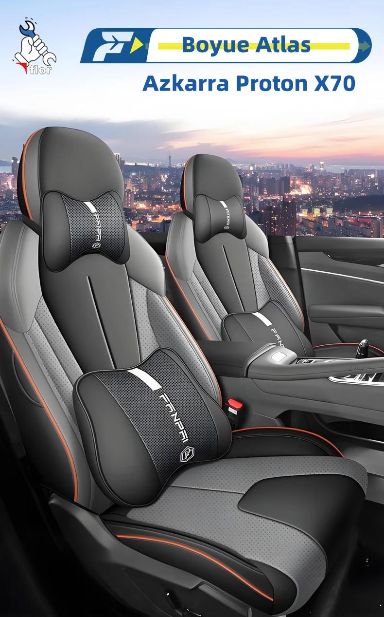Left-Drive Car Seat Cover For Geely Boyue Atlas Azkarra Proton X70 2026 Custom Fit Seat Cover Full-Surround Seat Cushion
Left-Drive Car Seat Cover For Geely Boyue Atlas Azkarra Proton X70 2026 Custom Fit Seat Cover Full-Surround Seat Cushion
