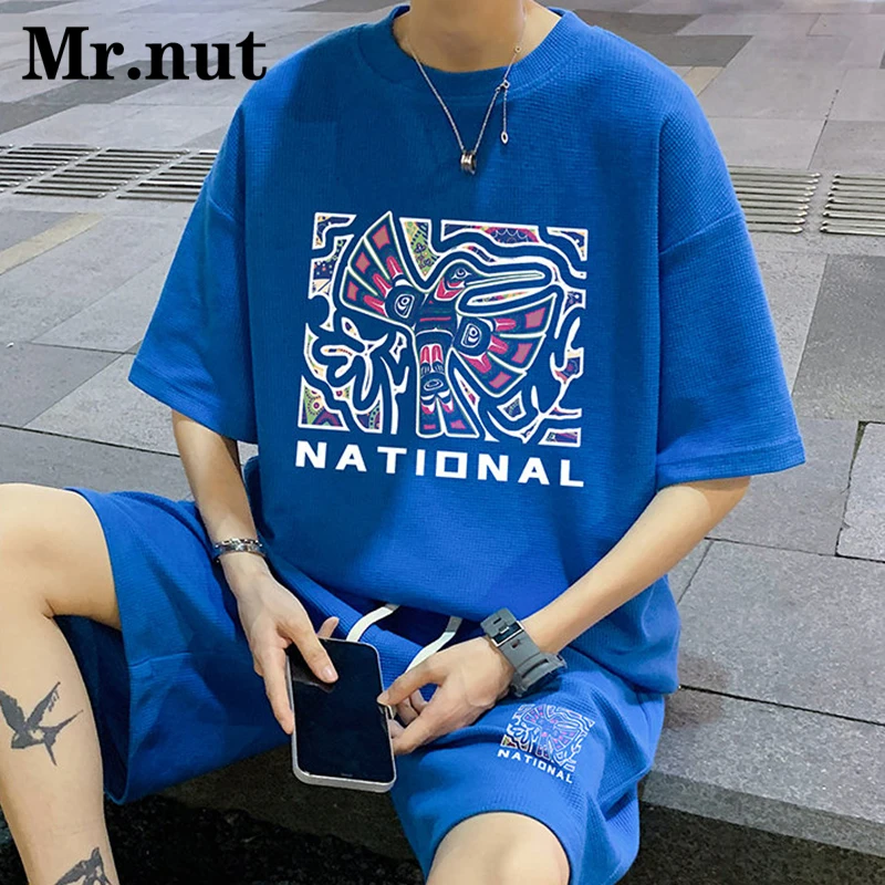 Mr.Nut Fashion T Shirt Men Two Piece Set Flying Birds Pattern Casual Clothes Youth Y2k T-Shirt Suit Travel Hip Hop Streetwear
Mr.Nut Fashion T Shirt Men Two Piece Set Flying Birds Pattern Casual Clothes Youth Y2k T-Shirt Suit Travel Hip Hop Streetwear