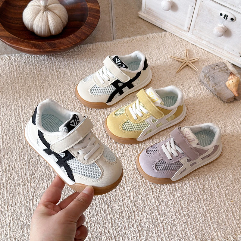 Spring Summer Toddler Kids Boys Girls Breathable Mesh Sneakers Lace Up Non-Slip Soft Sole for Daily School Outdoor Play Wear
Spring Summer Toddler Kids Boys Girls Breathable Mesh Sneakers Lace Up Non-Slip Soft Sole for Daily School Outdoor Play Wear