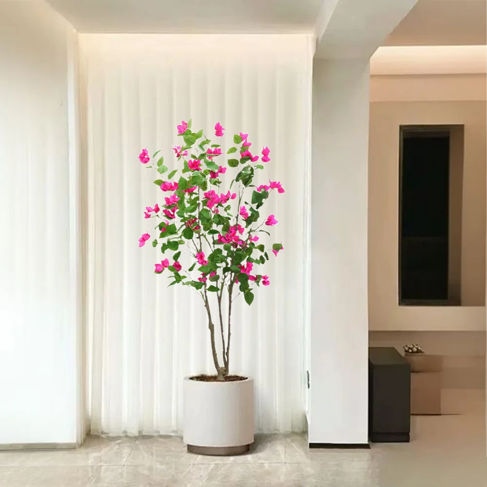 Искусственное дерево Bougainvillea 4,92 фута (150 см), искусственное цветущее дерево с цветами и листьями в горшке, реалистичное искусственное дерево для дома
Искусственное дерево Bougainvillea 4,92 фута (150 см), искусственное цветущее дерево с цветами и листьями в горшке, реалистичное искусственное дерево для дома