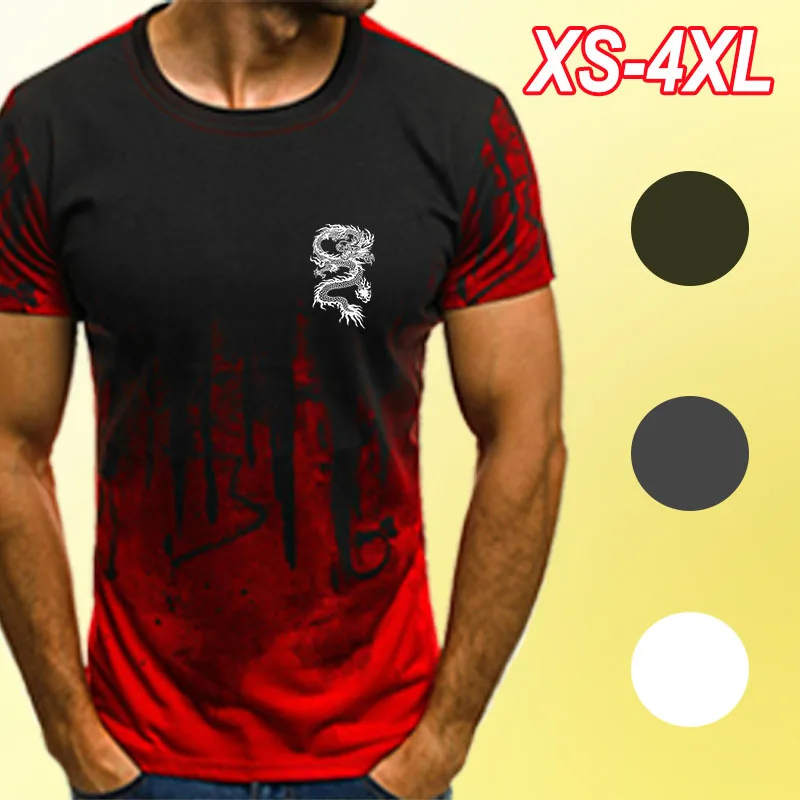 Men's fashionable sports T-shirt, casual short comfortable sleeve round neck summer shirt, street printed top
Men's fashionable sports T-shirt, casual short comfortable sleeve round neck summer shirt, street printed top