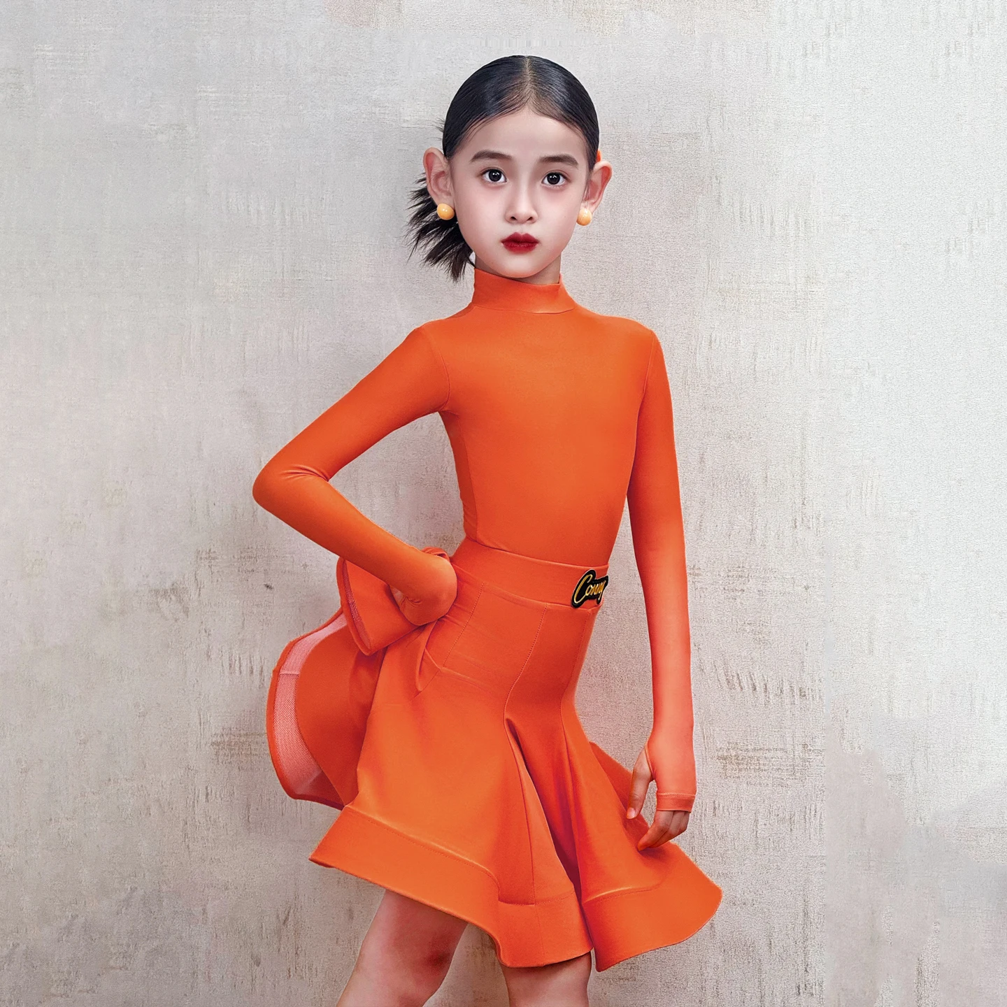 Orange Latin Dance Professional Dress Girls Ballroom Dance Costume Children National Standard Latin Dance Clothes XS10559
Orange Latin Dance Professional Dress Girls Ballroom Dance Costume Children National Standard Latin Dance Clothes XS10559